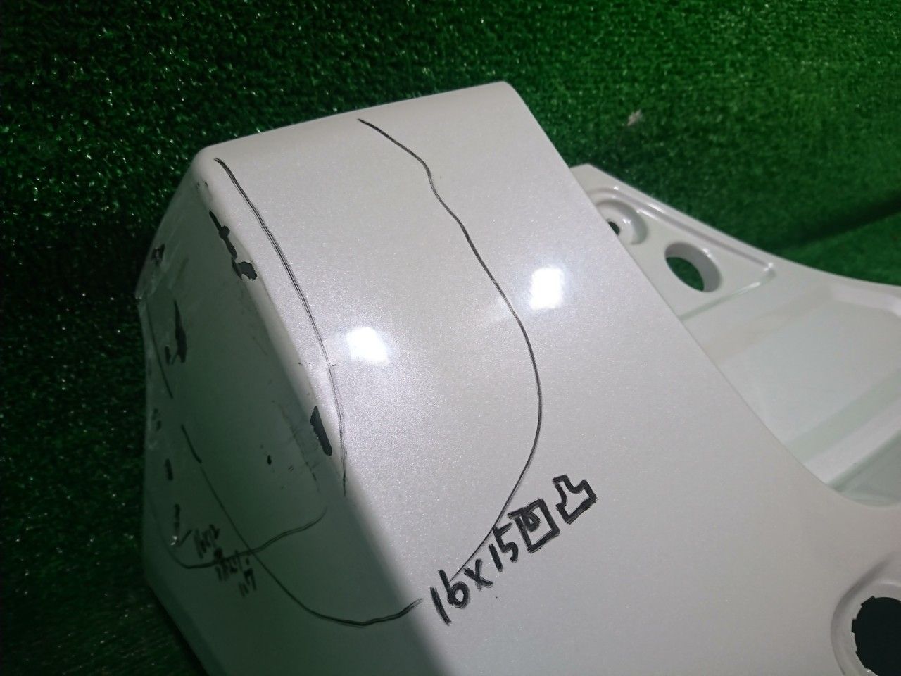 MK54S スペーシア リアバンパー パール ZVR 19294