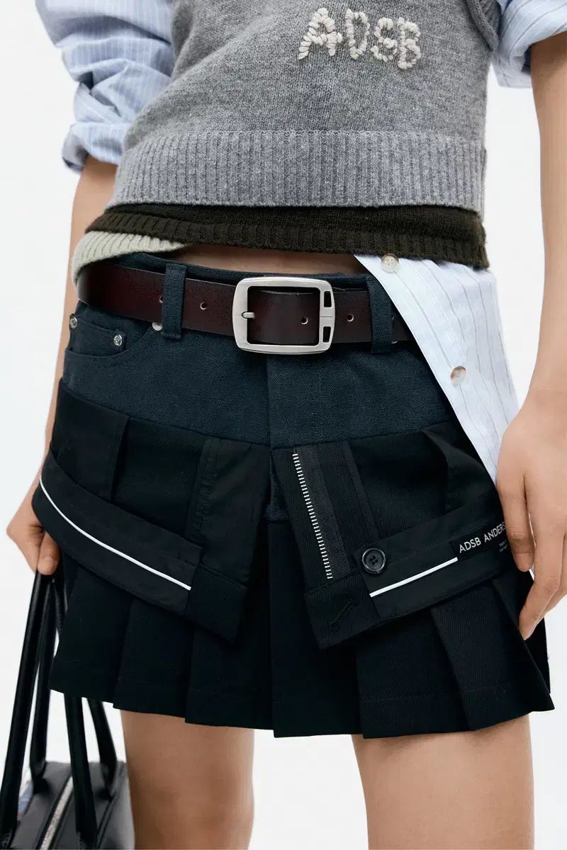 Kinloch Anderson キンロックアンダーソン スカート inside out pleats skirt 36