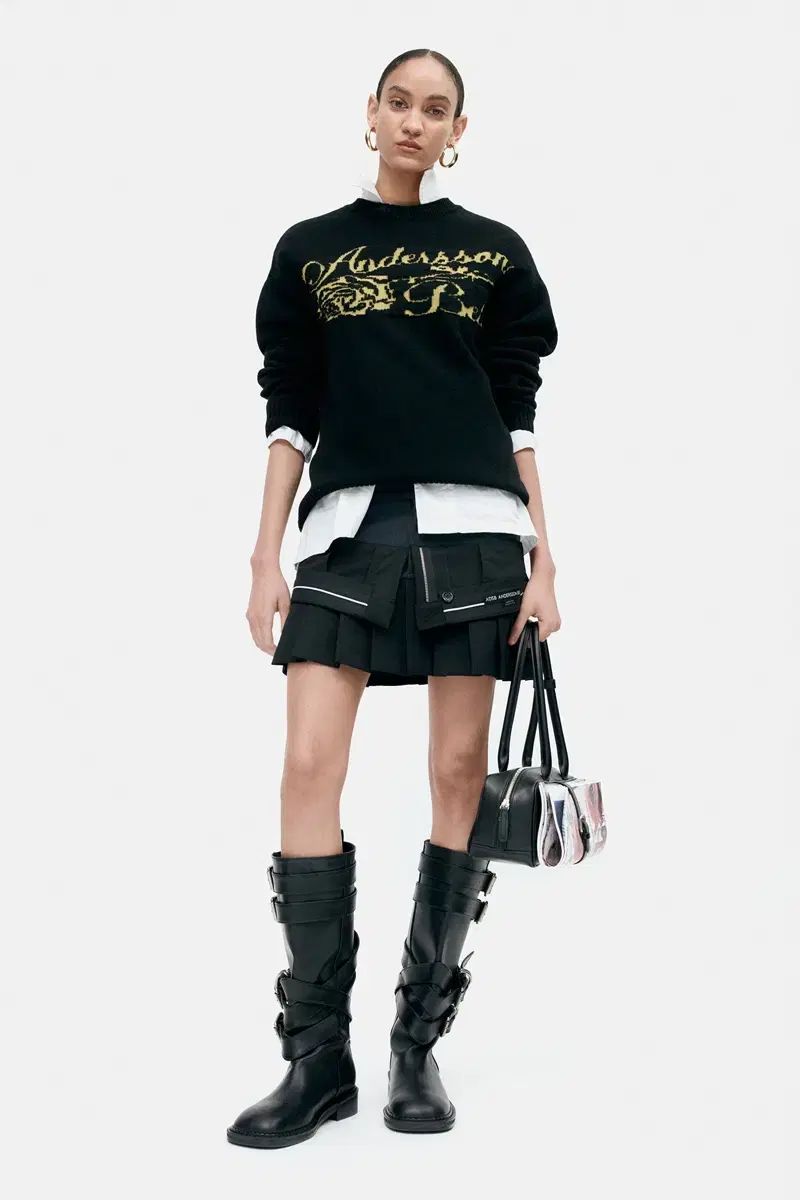 Kinloch Anderson キンロックアンダーソン スカート inside out pleats skirt 36