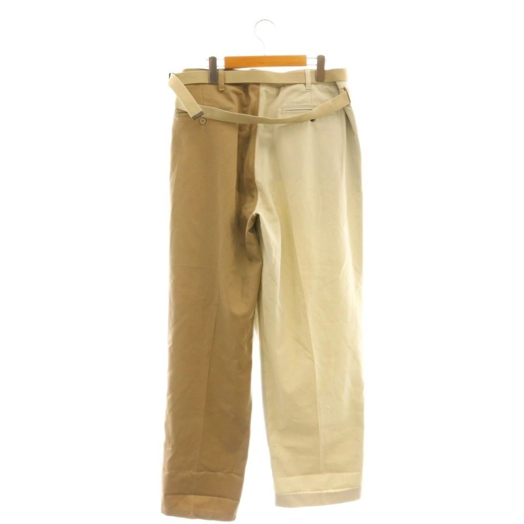 メゾンエウレカ MAISON EUREKA VINTAGE REWORK CHINOS パンツ テーパード M ベージュ AT OS