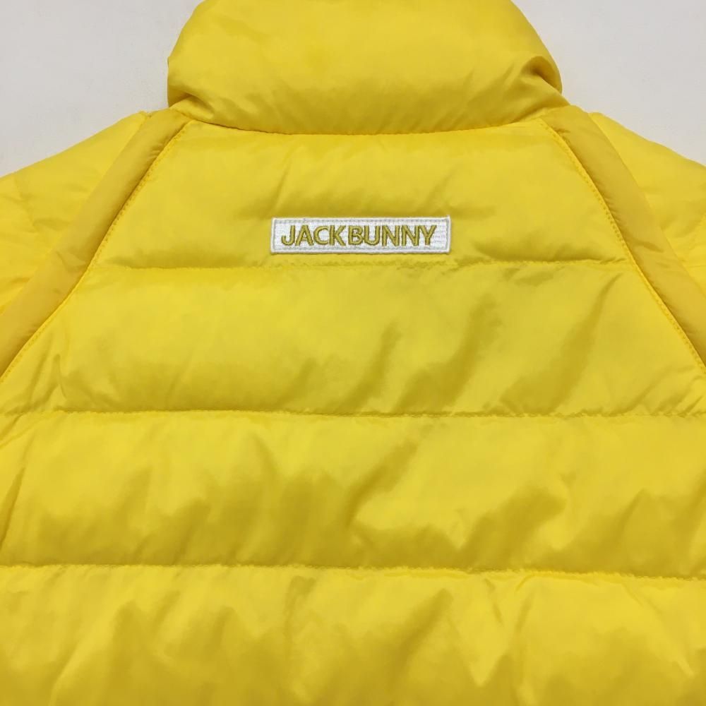 ジャックバニー 2WAYダウンジャケット イエロー 袖着脱可 ナイロン レディース 2 L ゴルフウェア Jack Bunny LLC-HASEGAWATOSO_COM