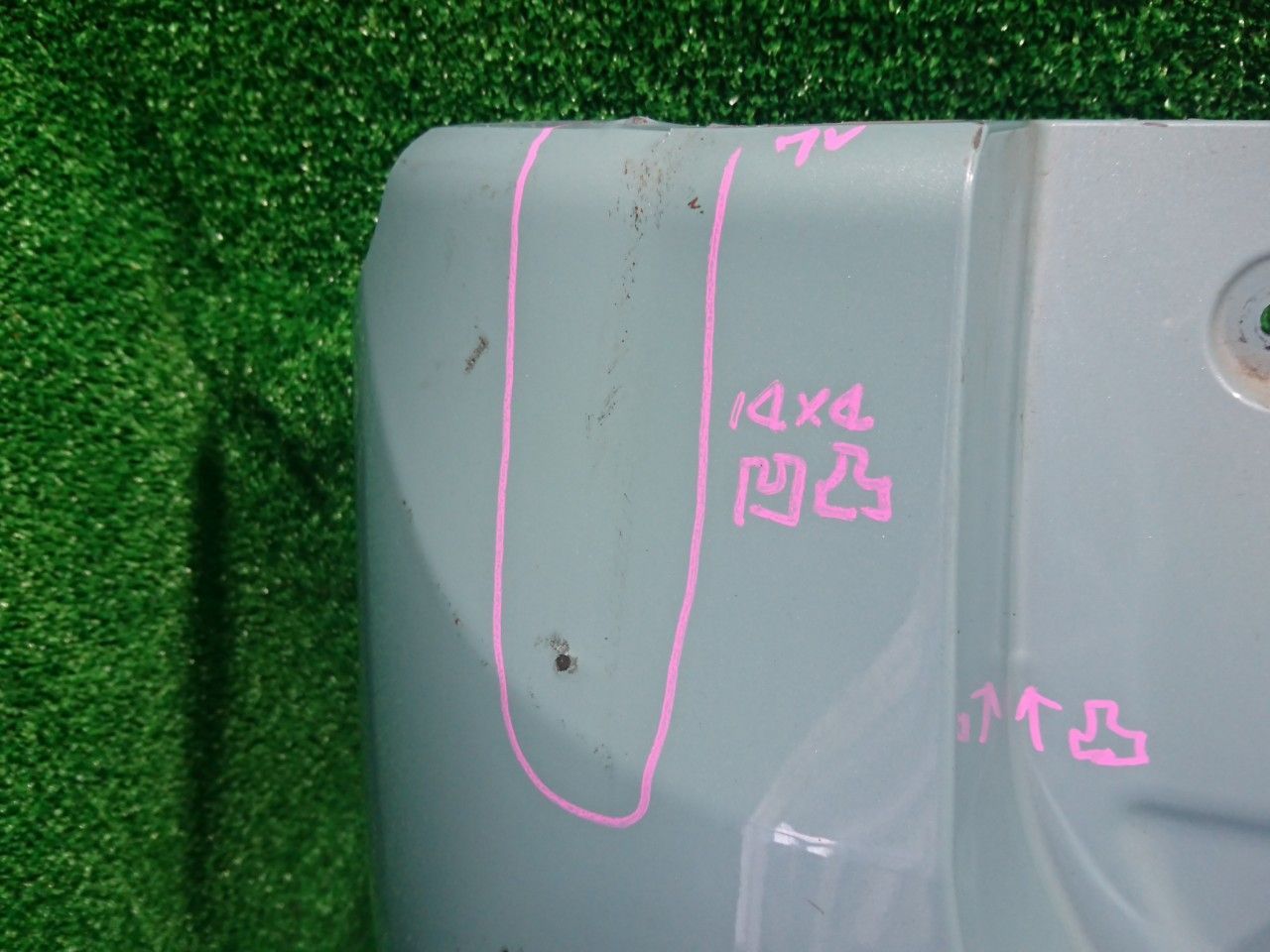 MK53S スペーシア リアバンパー 水色 ZYW 19314 FFCRYSTALESIA_COM