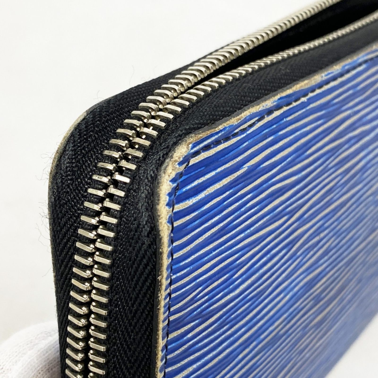 ルイヴィトン 財布 LOUIS VUITTON エピ デニムブルー 長財布 美品