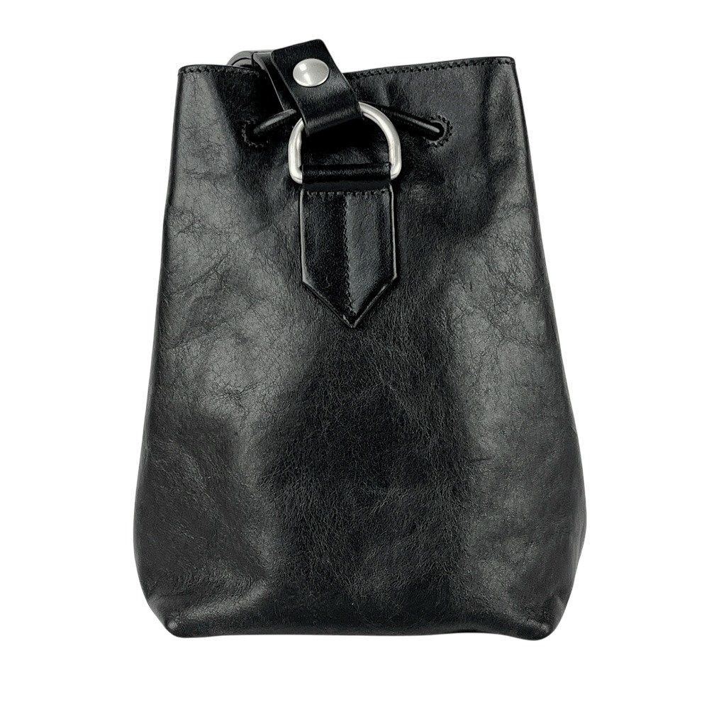 □新同□ ジルサンダー ドローストリング巾着ショルダー バッグ 斜め