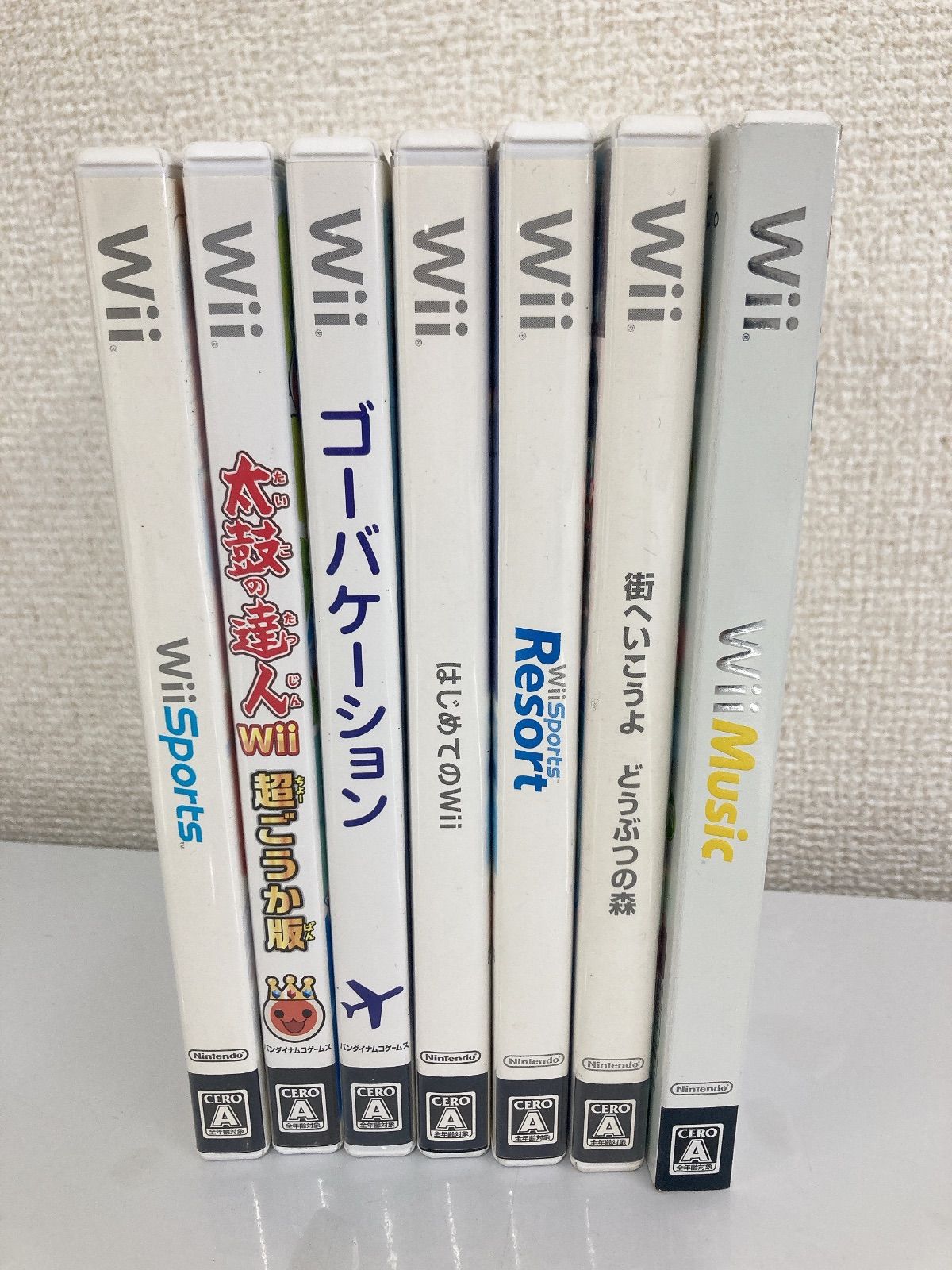 5Wii ソフト まとめ 7本セット Wiiスポーツ 太鼓の達人 どうぶつの森