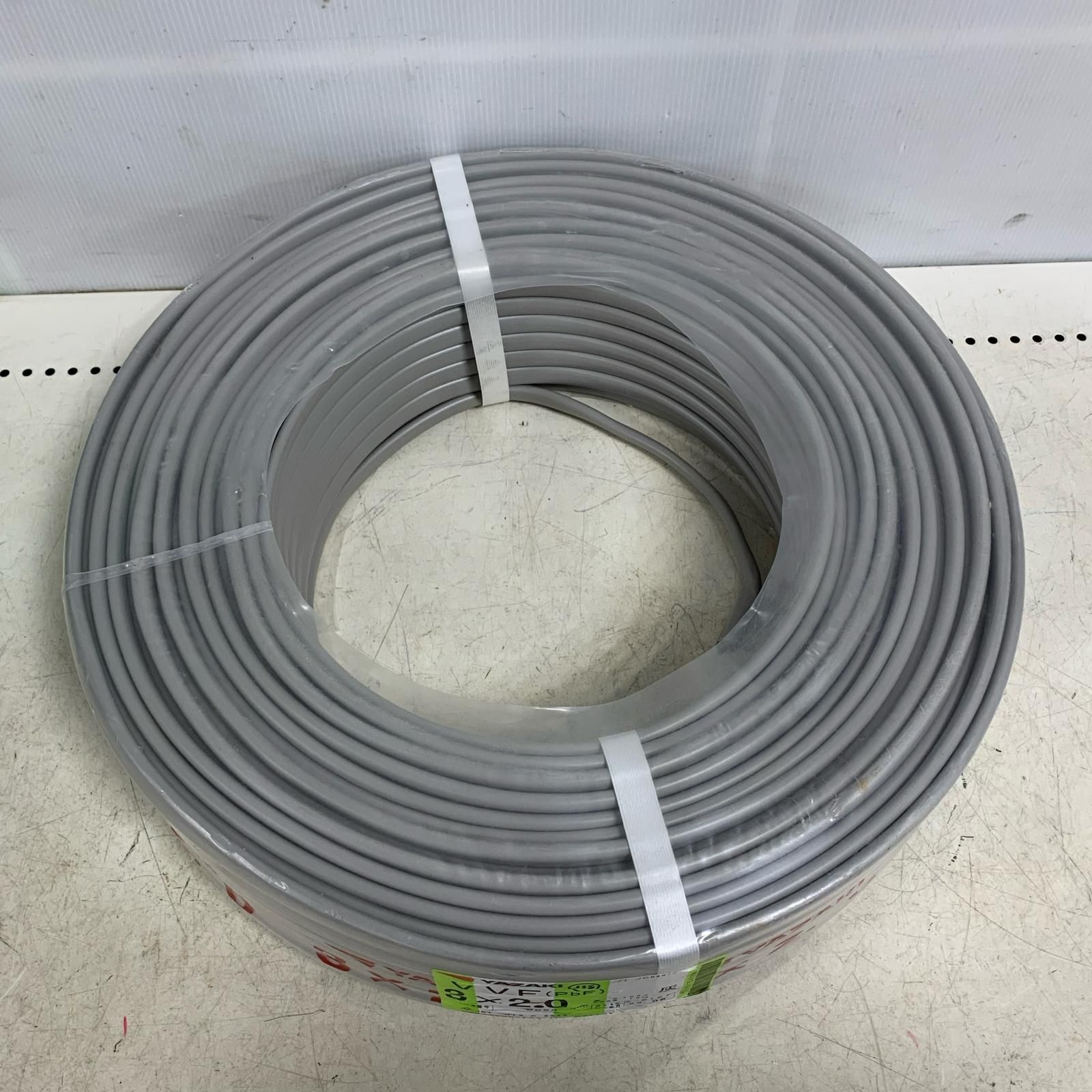 ♭♭YAZAKI 電材 VVFケーブル 2025 08製造 3×2.0 100ｍ