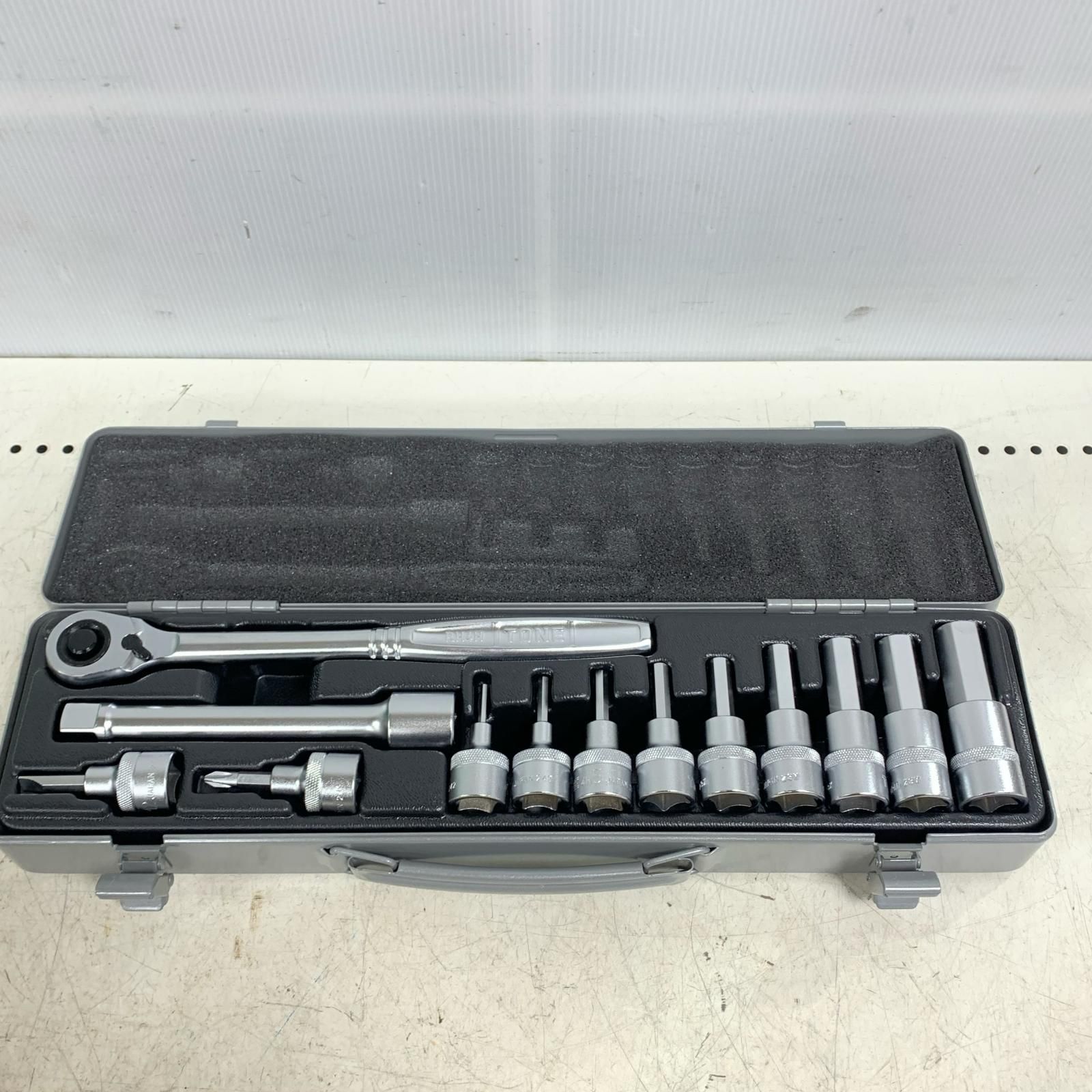 ♭♭TONE トネ ヘキサゴンソケットレンチセット 差込角12.7ｍｍ 400M