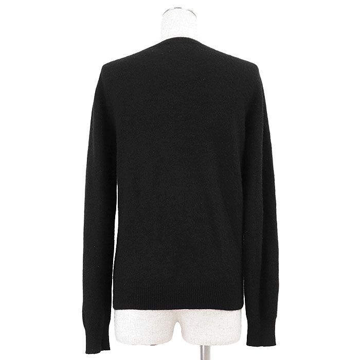 【ミュウミュウ】 Vネック ボーダー メンズ長袖カーディガン (L) ボーダー MiuMiu(ミュウミュウ) カーディガン(レディース) - 海外通販