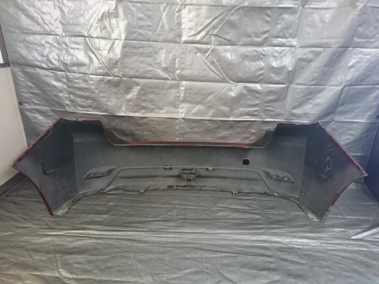 GP7 インプレッサ リアバンパー レッド 19354 FFCRYSTALESIA_COM