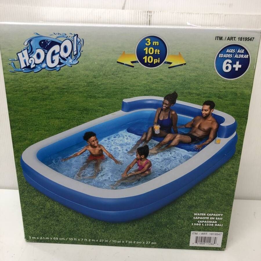 8148 H2OGO インフレーダブル ファミリープール ラウンジプール 300×210×69cm