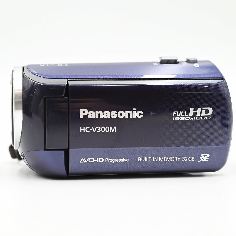 Panasonic HC V 300 M A パナソニック デジタルハイビジョンビデオカメラ ネイビーブルー ビデオカメラ