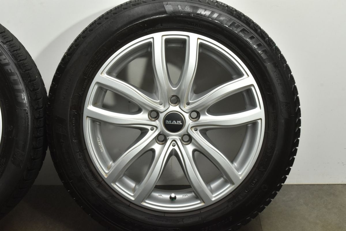 BMW F48 X1 純正サイズ MAK FAHR 17in 7.5J 52 PCD112 ミシュラン X-ICE3 225 55R17 F39 X2 MINI F60 ミニクロスオーバー FFCRYSTALESIA_COM