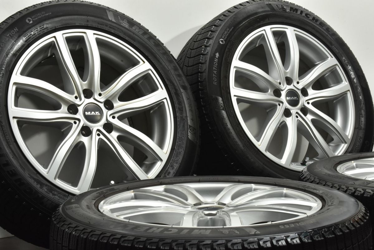 BMW F48 X1 純正サイズ MAK FAHR 17in 7.5J 52 PCD112 ミシュラン X-ICE3 225 55R17 F39 X2 MINI F60 ミニクロスオーバー