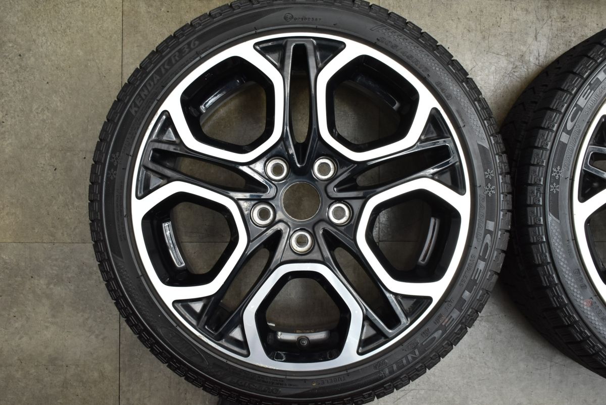 バリ溝 スズキ ZC33S スイフトスポーツ 純正 17in 6.5J 50 PCD114.3 ケンダ アイステックネオ KR36 205 45R17 9分山程度