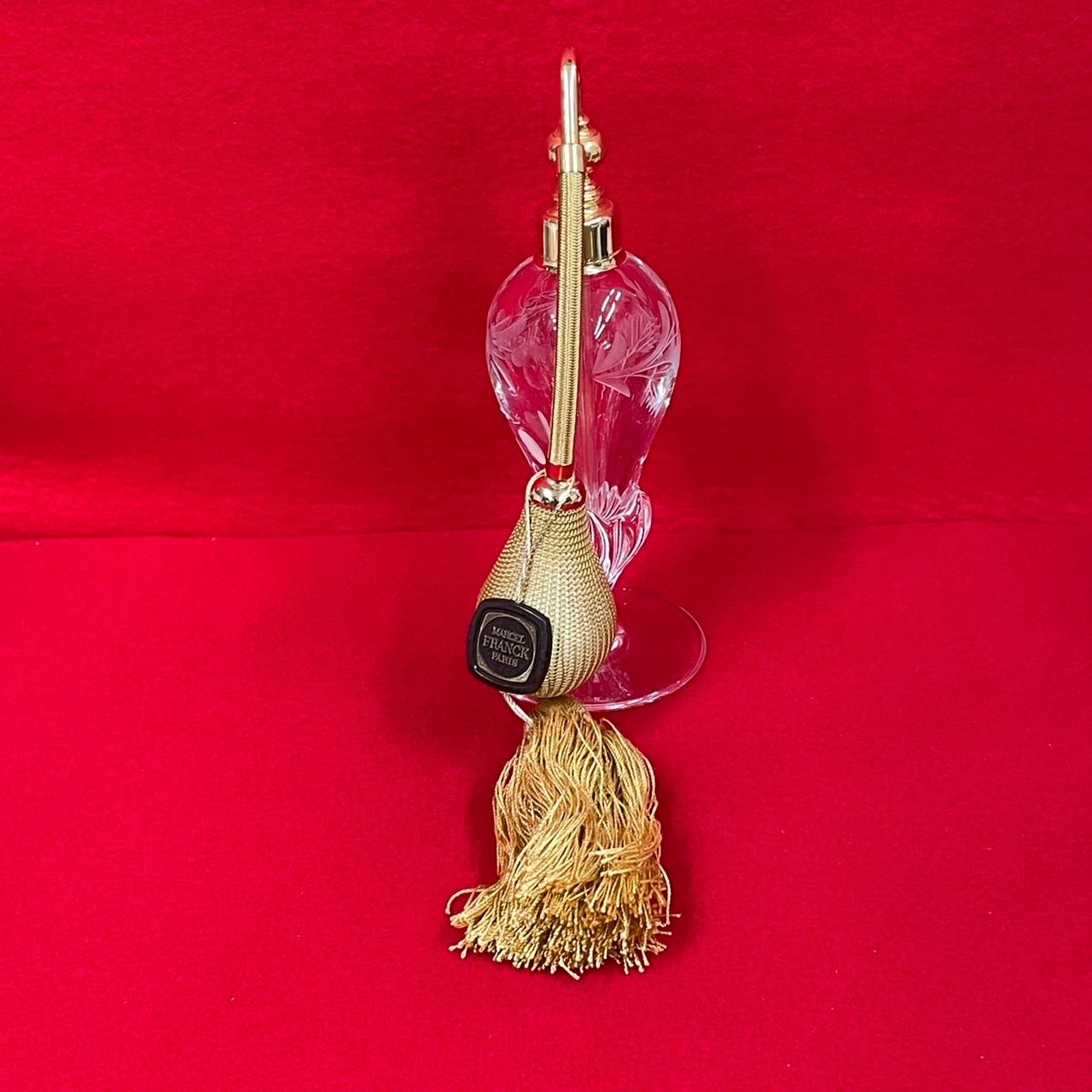 マルセルフランク 香水瓶 アトマイザー クリスタルガラス N-9