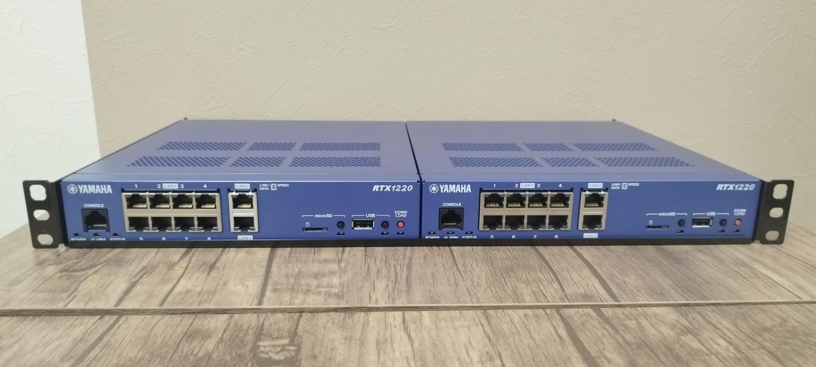YAMAHA RTX1220 ×2台セット ラックマウントキット YRK-1210 付き WWW_OPDRERGINERDOGAN_COM
