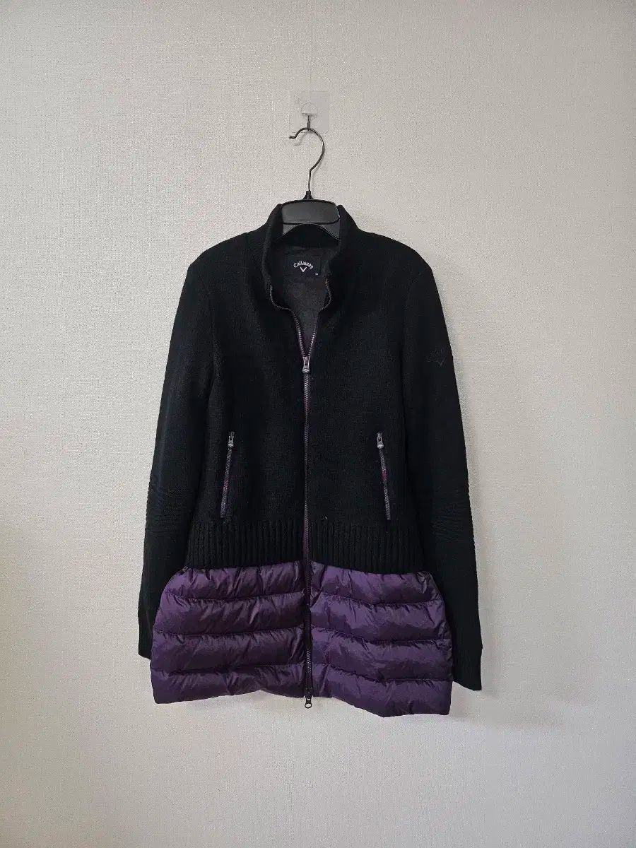 Callaway キャロウェイ ブラック PURPLE パープル ダウン ア アウター ニット