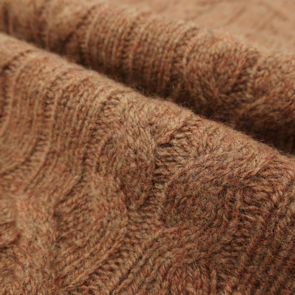 新品】ドルモア DRUMOHR ケーブル編み ラムズウール タートルネック