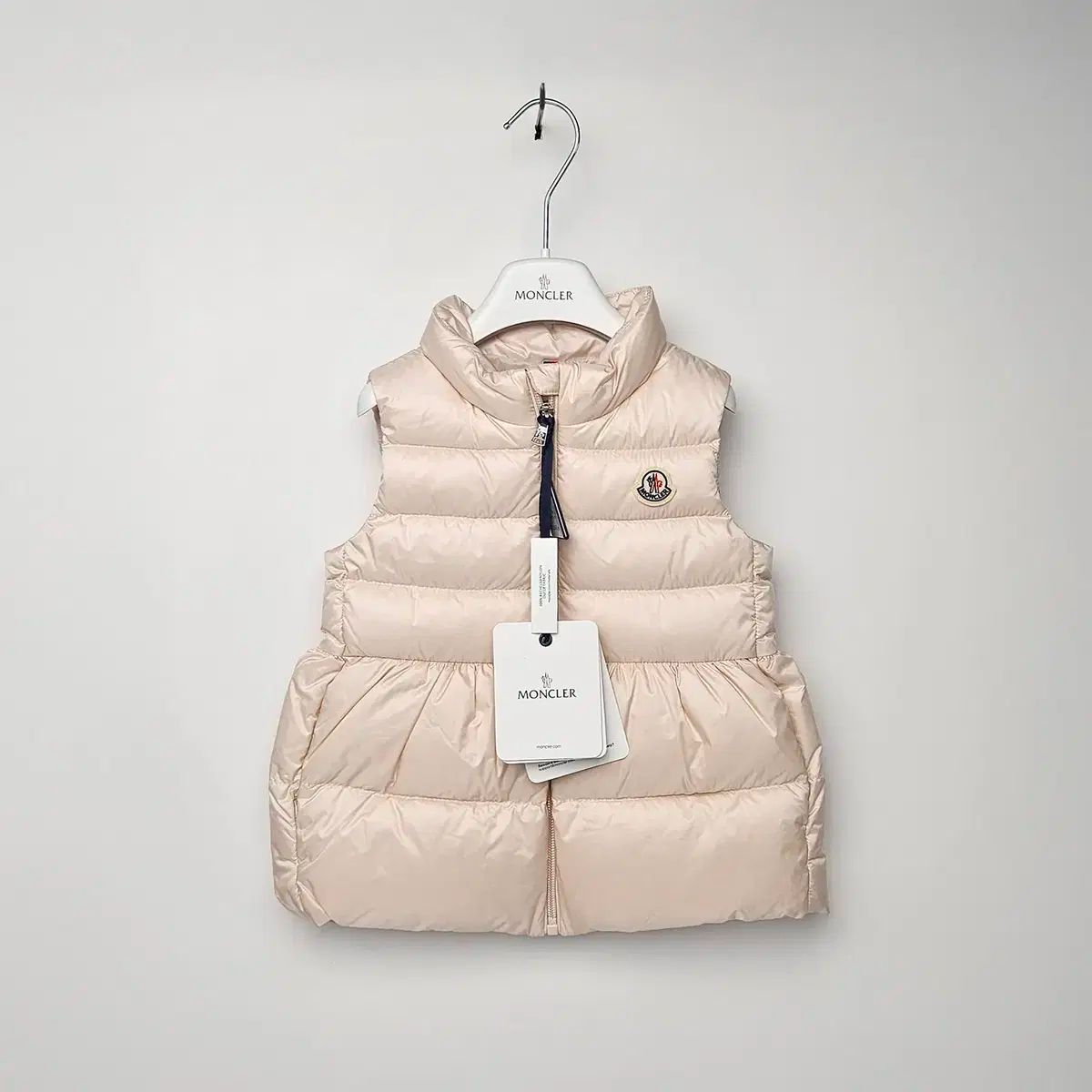 25FW モンクレール キッズ HIVETTE ダウン ベスト ライト ピンク 3歳