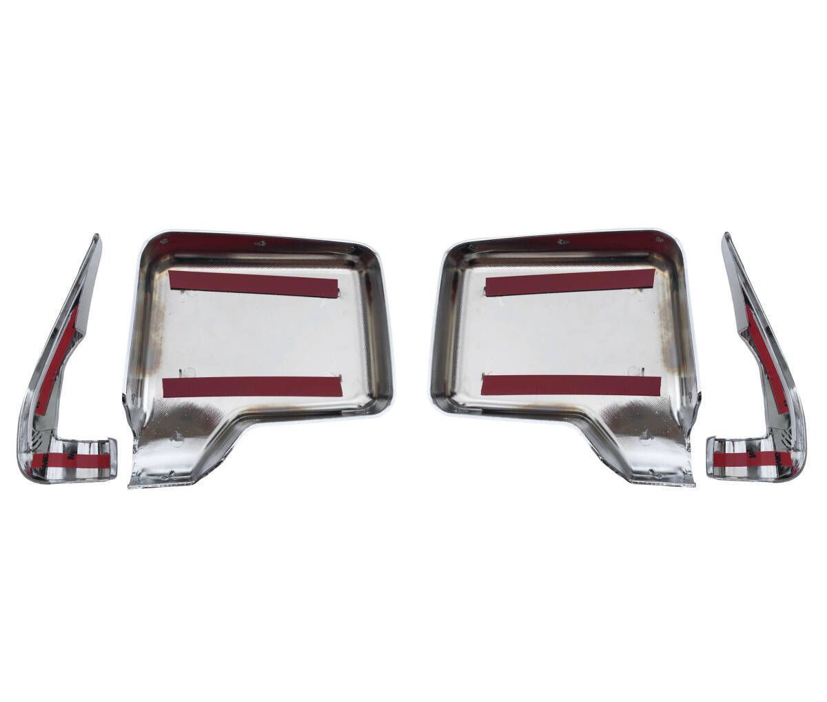 スズキ キャリー DA16T H25年8月～ 軽トラ用 メッキミラー根元カバー ドアミラー メッキカバー左右セット FFCRYSTALESIA_COM