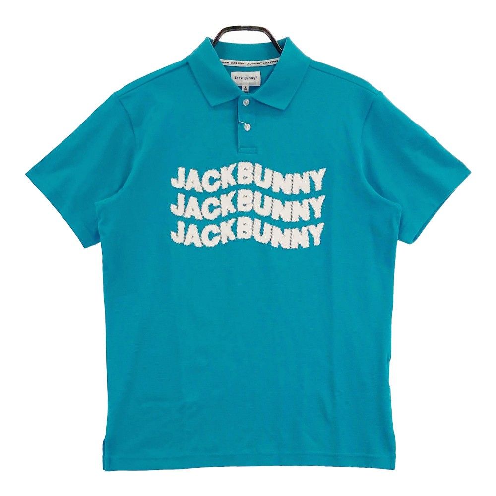サイズ 4 JACK BUNNY ジャックバニー モデル 半袖ポロシャツ ブルー系 240101009010 ゴルフウェア メンズ ストスト