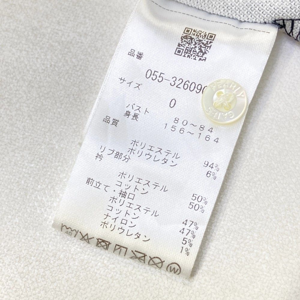 サイズ 0 PEARLY GATES パーリーゲイツ モデル 半袖ポロシャツ ロゴ 総柄 ブラック系 240101169587 ゴルフウェア レディース ストスト LLC-HASEGAWATOSO_COM