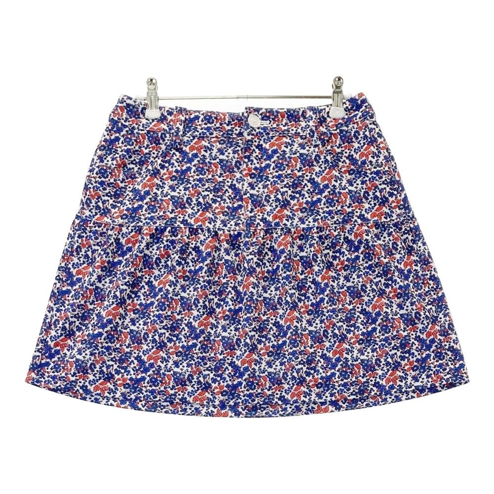 サイズ M BEAMS GOLF ビームスゴルフ スカート 花 総柄 ネイビー系 240101202702 ゴルフウェア レディース ストスト