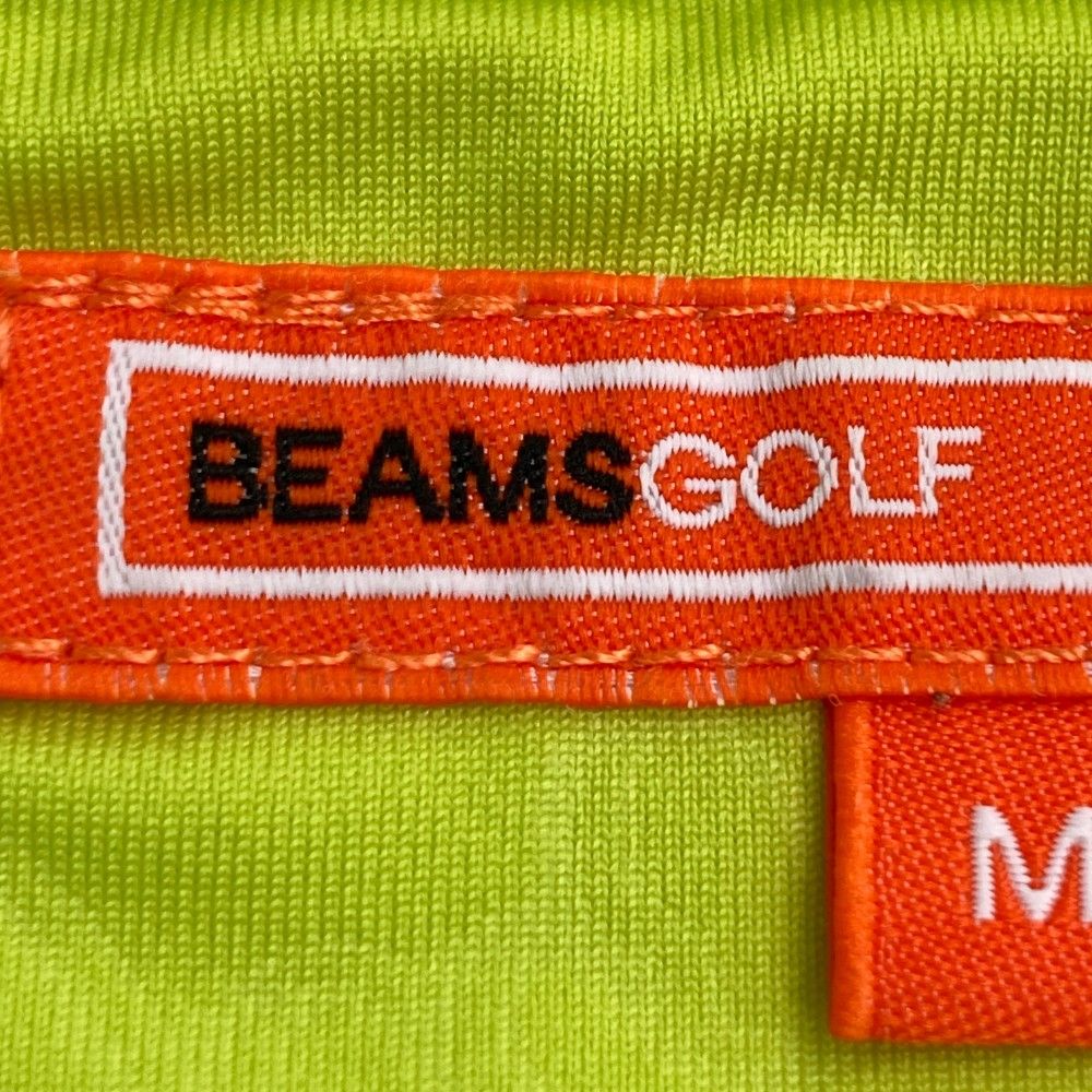 サイズ：M BEAMS GOLF ビームスゴルフ 半袖ポロシャツ ロゴ総柄