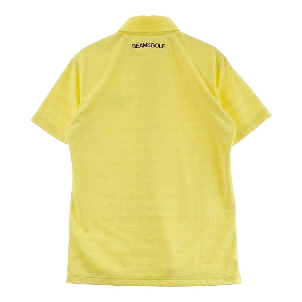 サイズ S BEAMS GOLF ビームスゴルフ モデル 半袖ポロシャツ 総柄 イエロー系 240101229944 ゴルフウェア メンズ ストスト