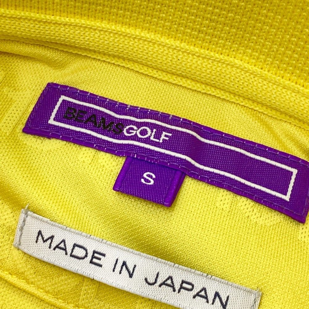 サイズ S BEAMS GOLF ビームスゴルフ モデル 半袖ポロシャツ 総柄 イエロー系 240101229944 ゴルフウェア メンズ ストスト LLC-HASEGAWATOSO_COM