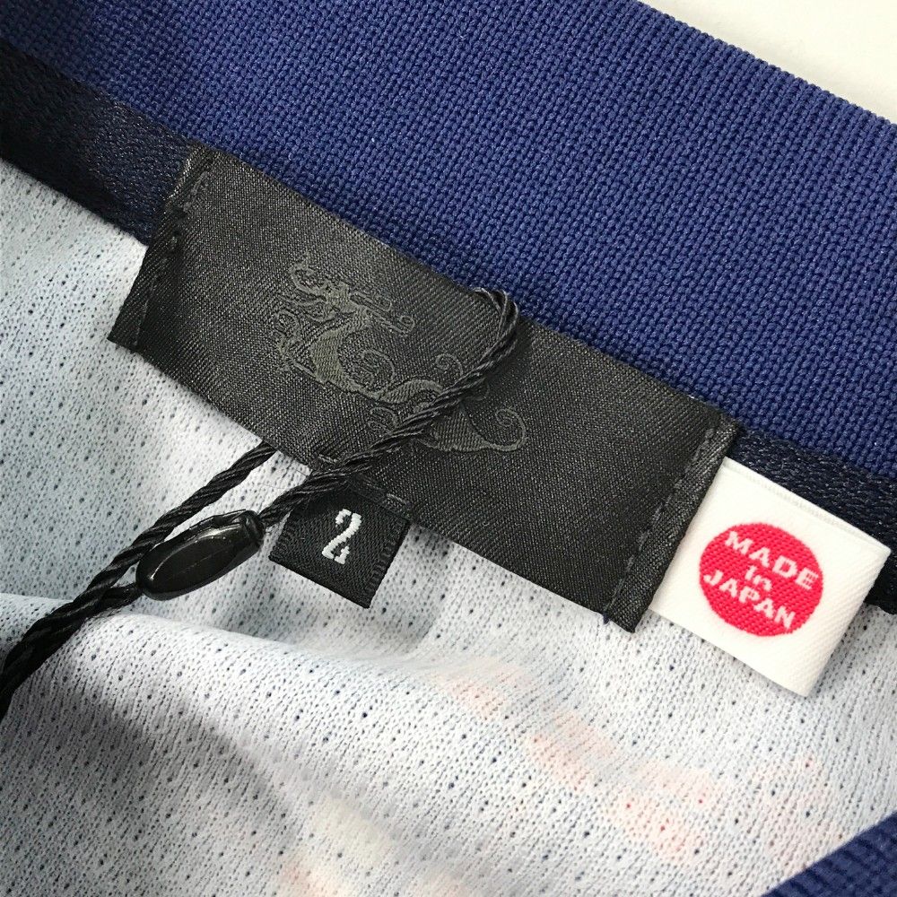 サイズ 2 DANCE WITH DRAGON ダンスウィズドラゴン 半袖ポロシャツ チェック柄 ネイビー系 240101254140 ゴルフウェア レディース ストスト LLC-HASEGAWATOSO_COM