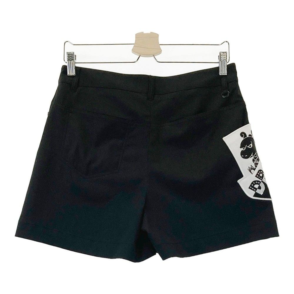 サイズ 3 DANCE WITH DRAGON ダンスウィズドラゴン モデル ストレッチ ショートパンツ チビドラ ブラック系 240101254249 ゴルフウェア レディース ストスト