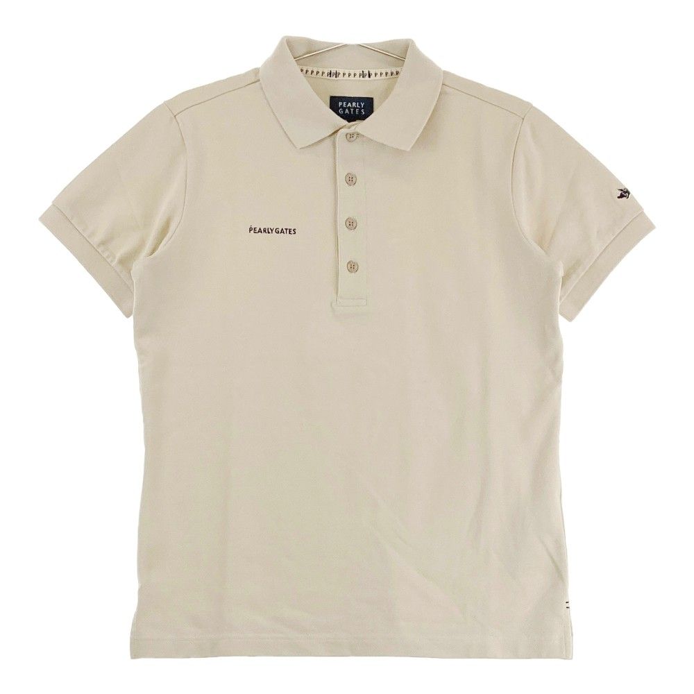 サイズ 3 PEARLY GATES パーリーゲイツ 半袖ポロシャツ ベージュ系 240101275028 ゴルフウェア メンズ ストスト