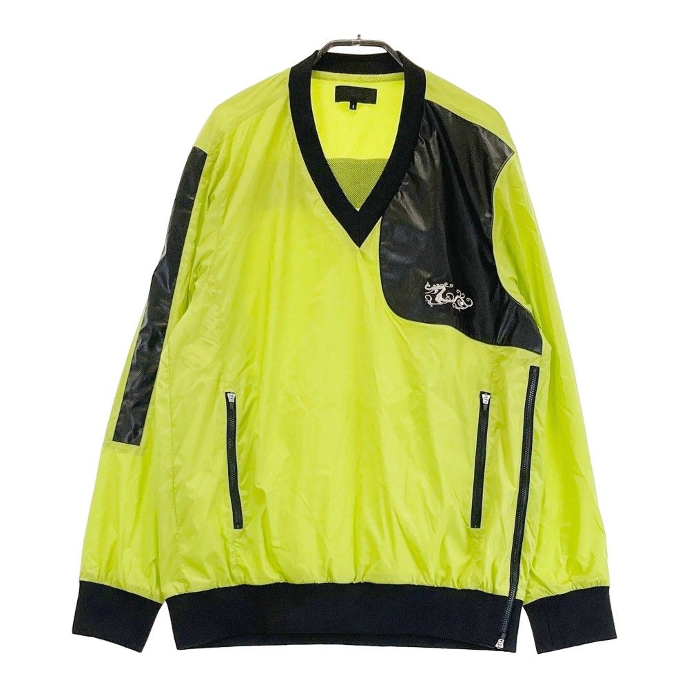 サイズ 4 DANCE WITH DRAGON ダンスウィズドラゴン 裏メッシュ ナイロンブルゾン グリーン系 240101278389 ゴルフウェア メンズ ストスト