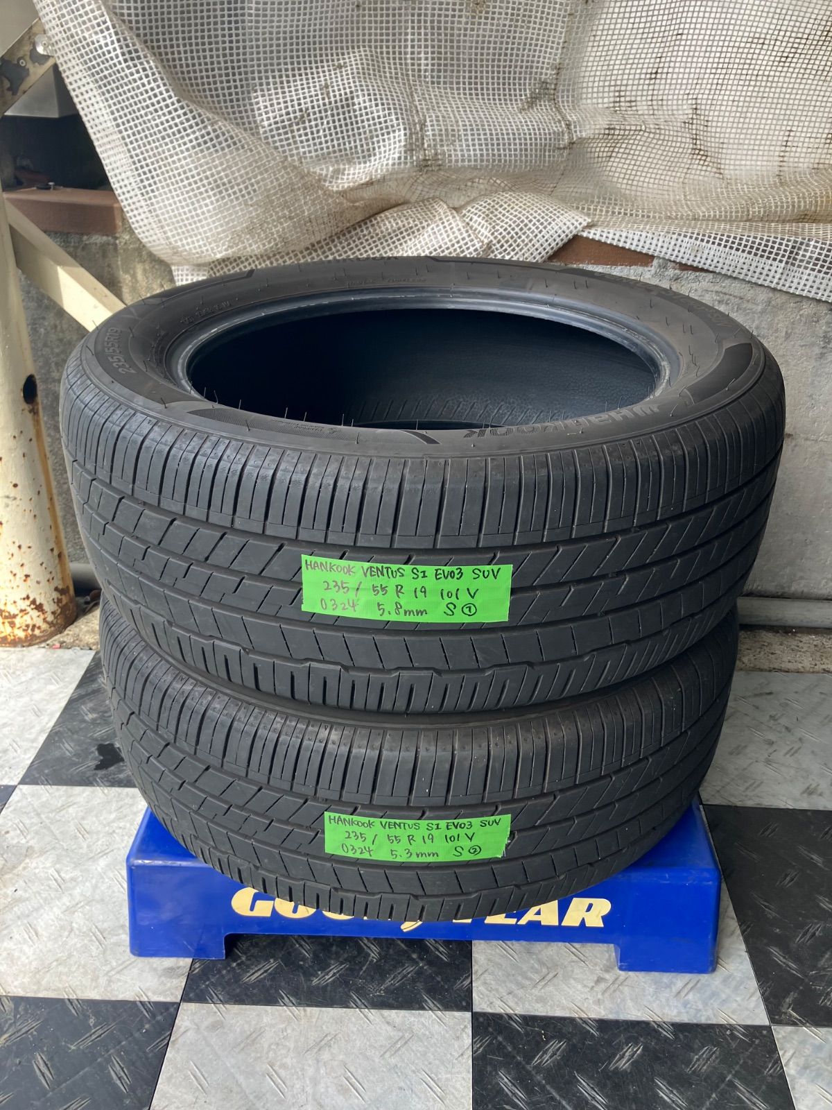 送料込み 235|55R19 101V 2025年製 HANKOOK VENTUS S1 EVO3 SUV ハンコック ベンタス タイヤ2本