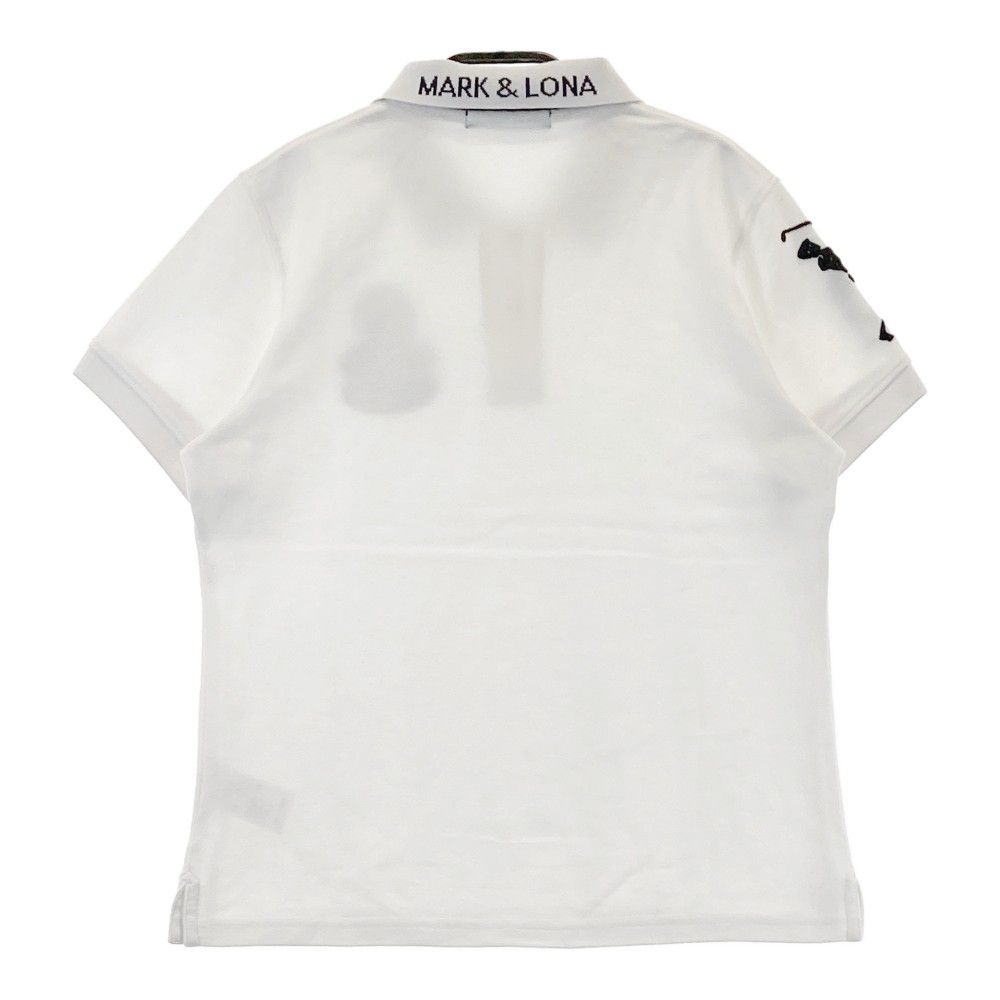 サイズ 40 MARK-LONA マークアンドロナ 半袖ポロシャツ ホワイト系 240101293423 ゴルフウェア レディース ストスト