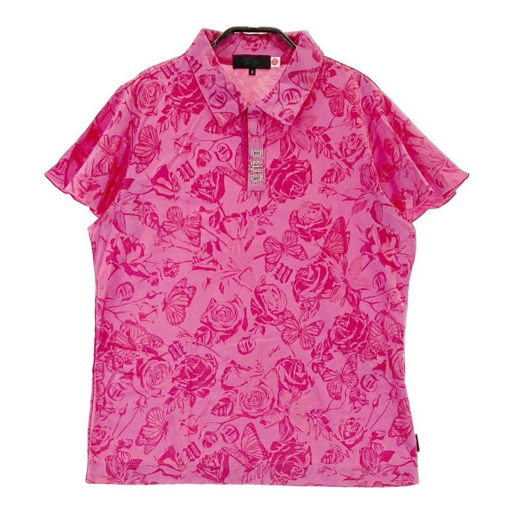 サイズ：3 DANCE WITH DRAGON ダンスウィズドラゴン 半袖ポロシャツ 蝶