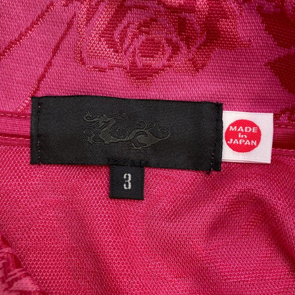 サイズ：3 DANCE WITH DRAGON ダンスウィズドラゴン 半袖ポロシャツ 蝶