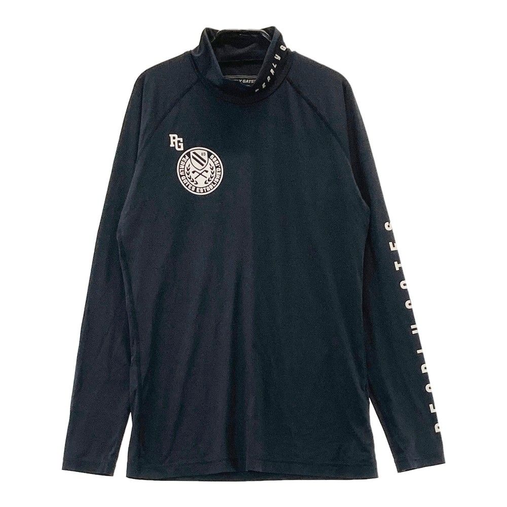 サイズ PEARLY GATES パーリーゲイツ ハイネック 長袖Tシャツ ネイビー系 240101311512 ゴルフウェア メンズ ストスト