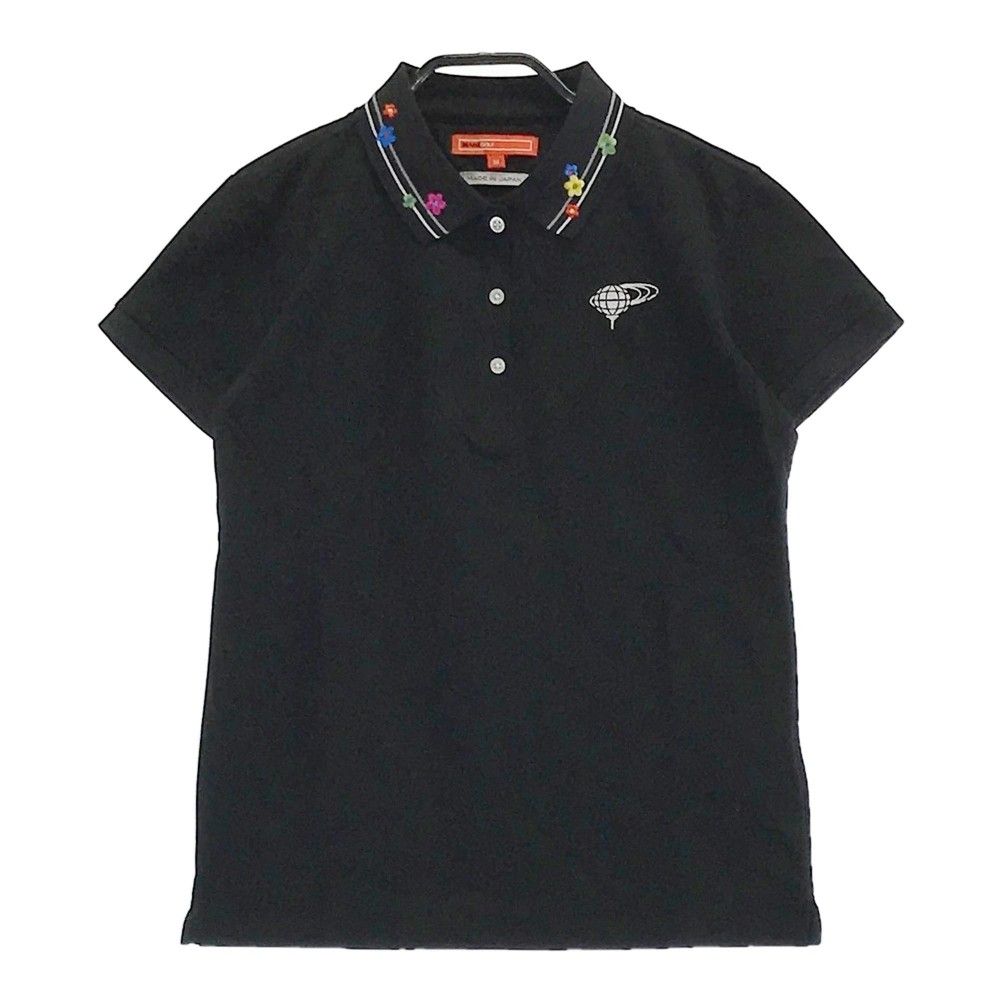 サイズ M BEAMS GOLF ビームスゴルフ 半袖ポロシャツ ブラック系 240101313341 ゴルフウェア レディース ストスト