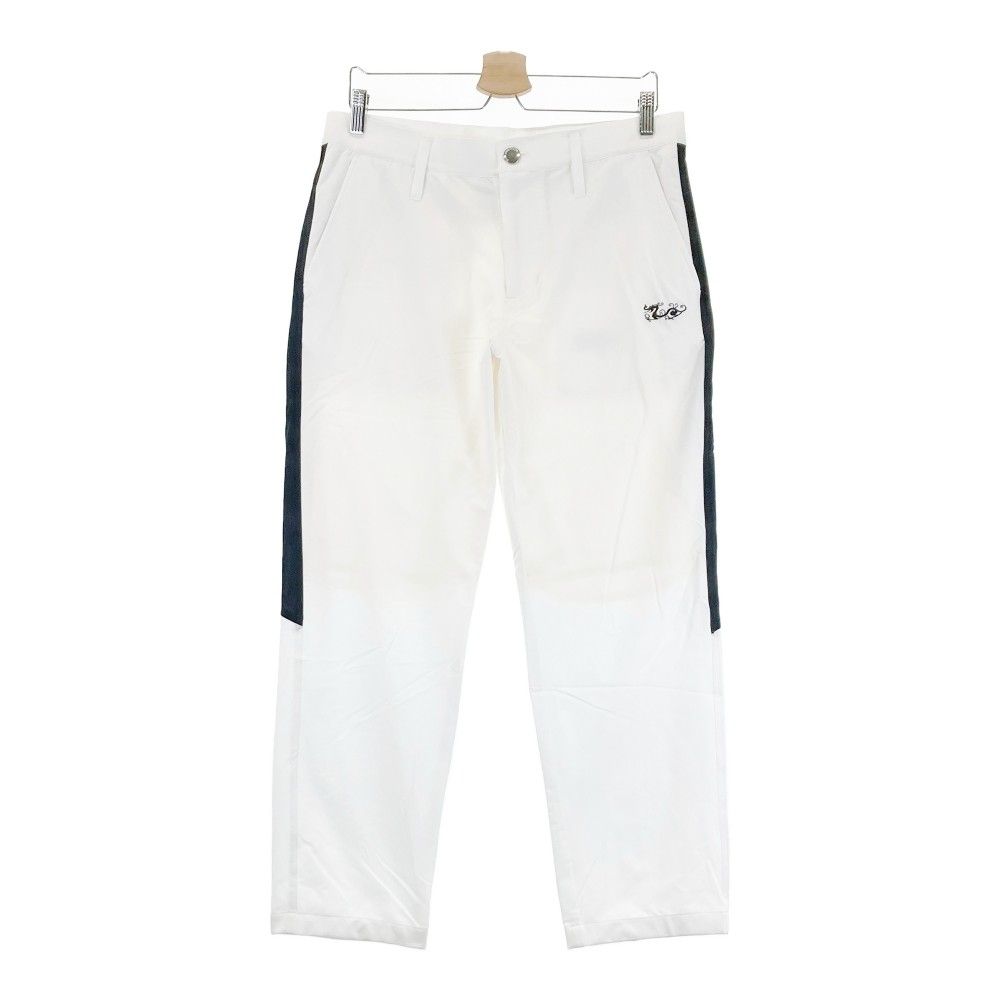 サイズ 2 DANCE WITH DRAGON ダンスウィズドラゴン ロングパンツ ドラゴン刺繍 ホワイト系 240101317889 ゴルフウェア メンズ ストスト