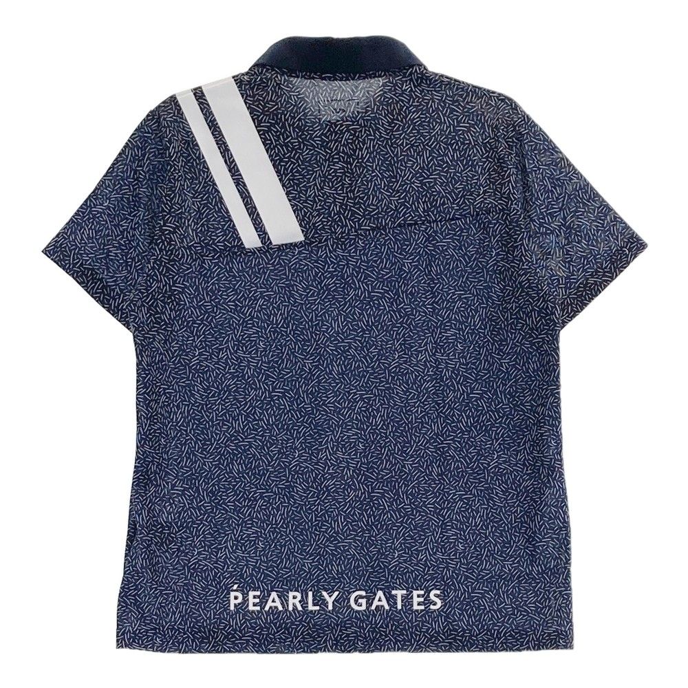 サイズ 4 PGG PEARLY GATES パーリーゲイツ 半袖ポロシャツ 総柄 ネイビー系 240101317932 ゴルフウェア メンズ ストスト USTAUSTRALIA_COM_AU