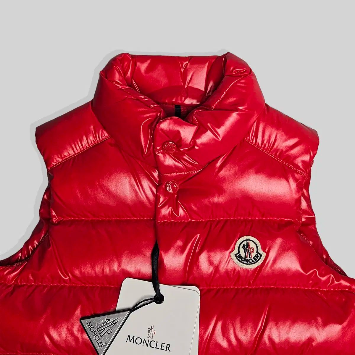  25 FW MONCLER モンクレール キッズ BERNARD ダウン ベスト レッド 3歳 カーディガン トップス