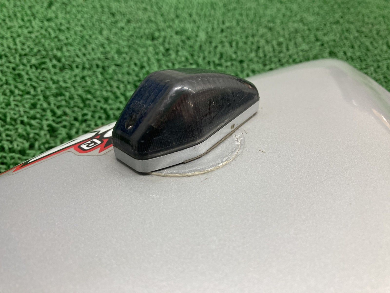 GSX250Sカタナ アッパーカウル 左 銀 45D0 スズキ 純正 GJ76A 刀 KATANA POSH製貼り型スモークウインカー カスタム素材に nC