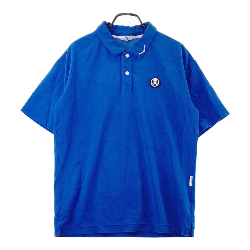 サイズ 50 MARK-LONA マークアンドロナ モデル 半袖ポロシャツ パイル地 ブルー系 240101328965 ゴルフウェア メンズ ストスト