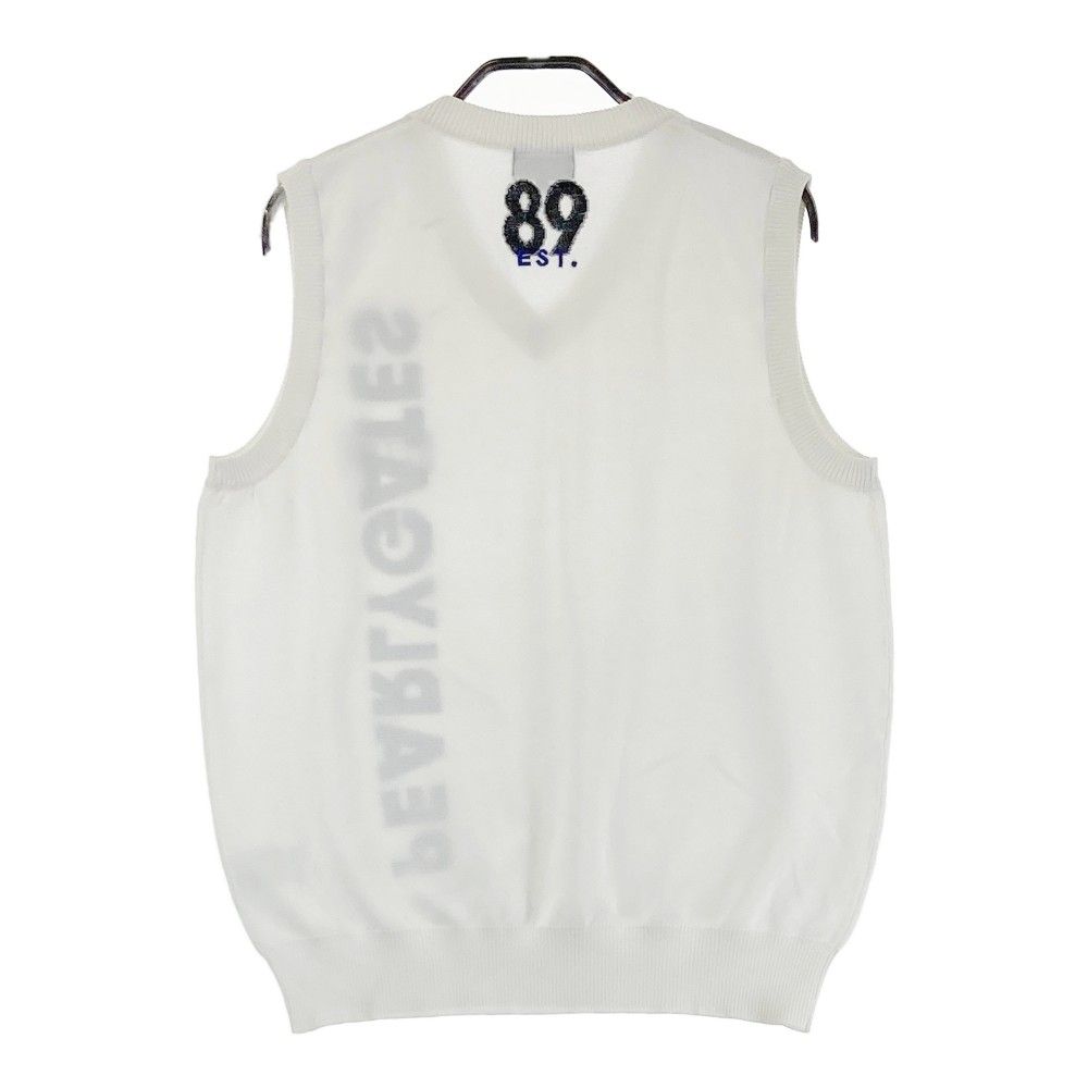 PEARLYGATES ベスト サイズ：4 PEARLY GATES パーリーゲイツ ニットベスト ホワイト系