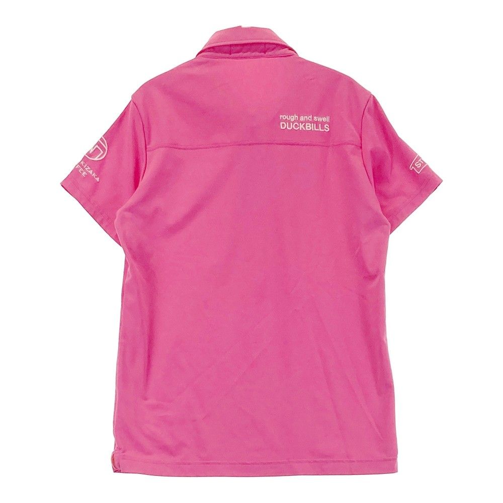 サイズ M ROUGH-SWELL ラフアンドスウェル モデル 半袖ポロシャツ ピンク系 240101339432 ゴルフウェア レディース ストスト