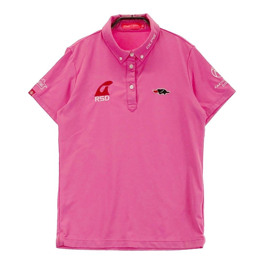 サイズ M ROUGH-SWELL ラフアンドスウェル モデル 半袖ポロシャツ ピンク系 240101339432 ゴルフウェア レディース ストスト