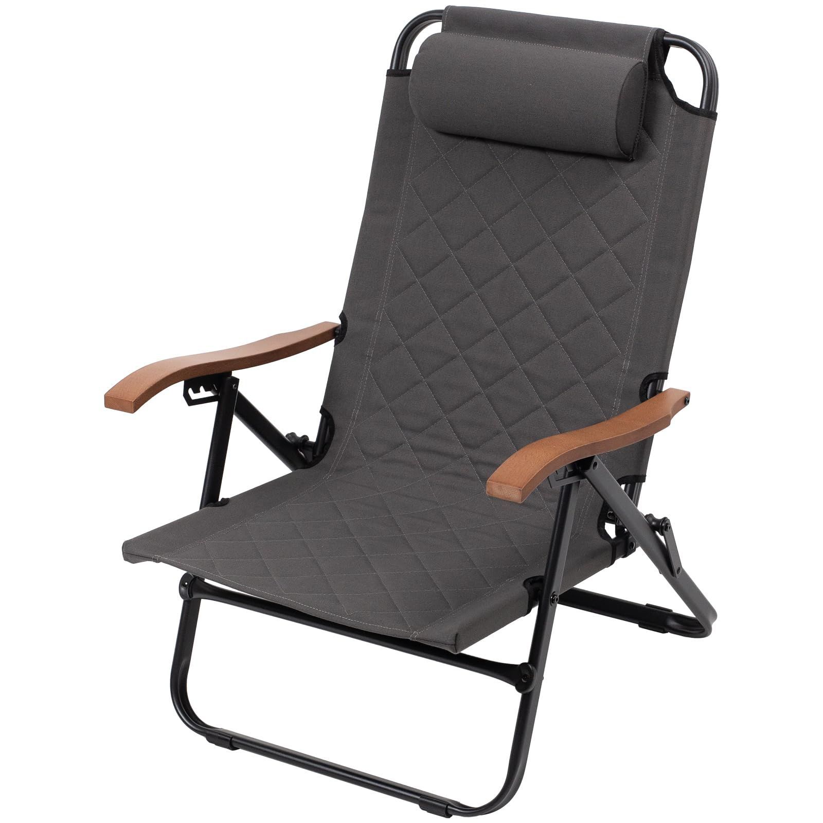 新着商品 クライマックスローチェア2 収納袋付 アウトドアチェア リクライニング ST スチール グレー Hilander ハイランダー 折りたたみ キャンプ リビング お昼寝 リラックス