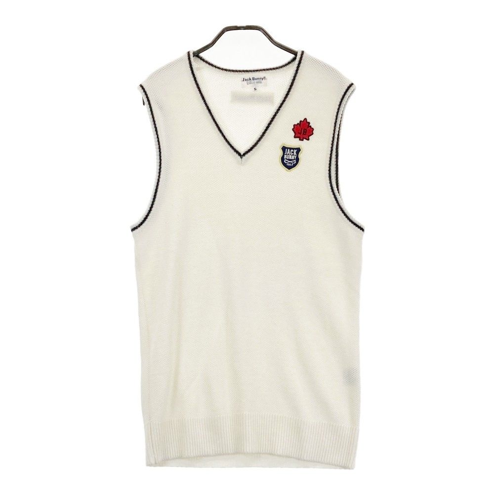 美品 muta MARINE GOLF ノースリーブベスト ネイビーホワイト 6 【楽天